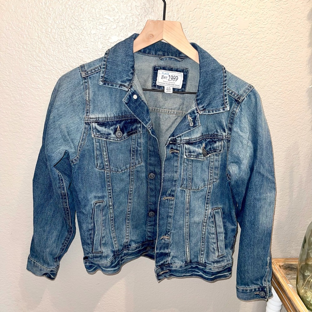 Children’s Place size 10/12 large jean jacket